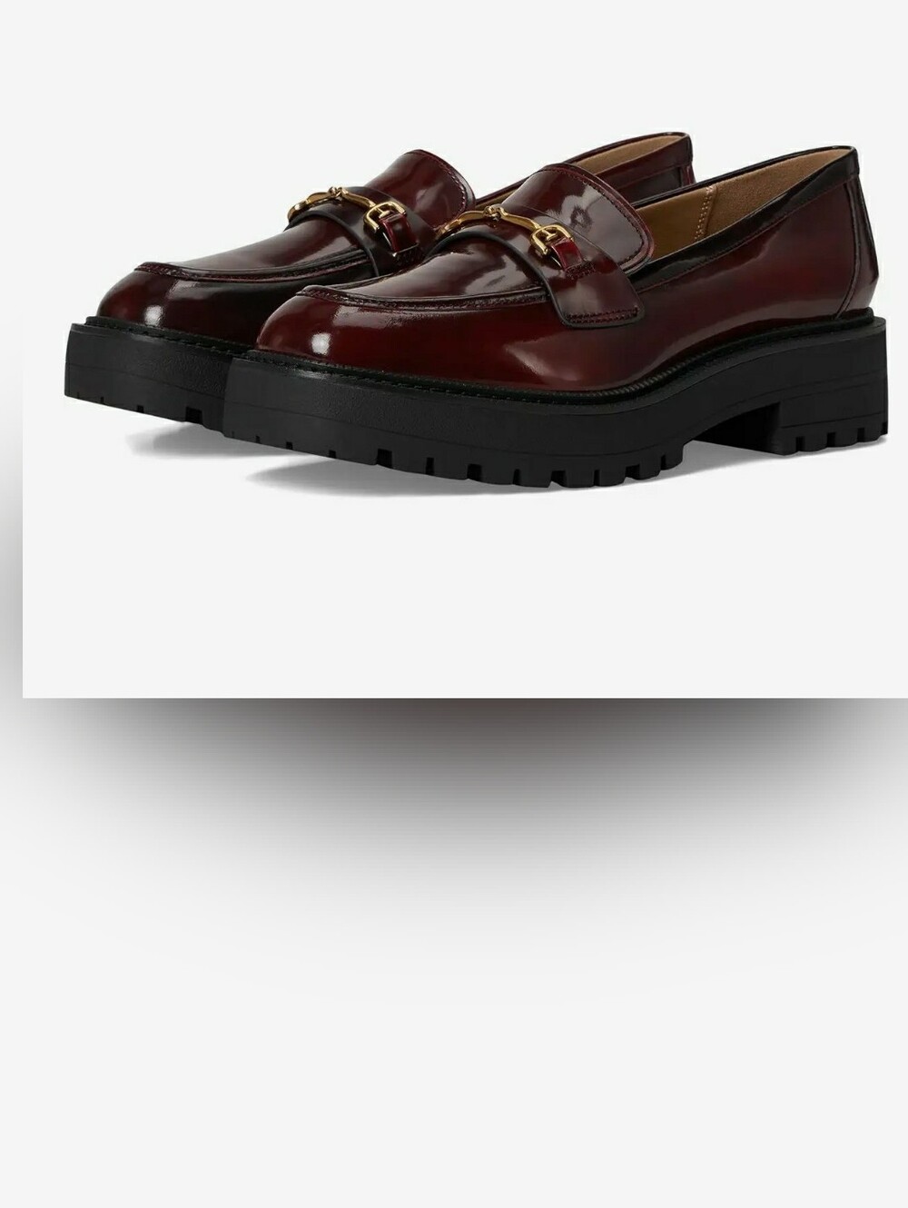 Sam Edelman Lea Loafer Size 7.5 Dark Merlot. New W/O Box